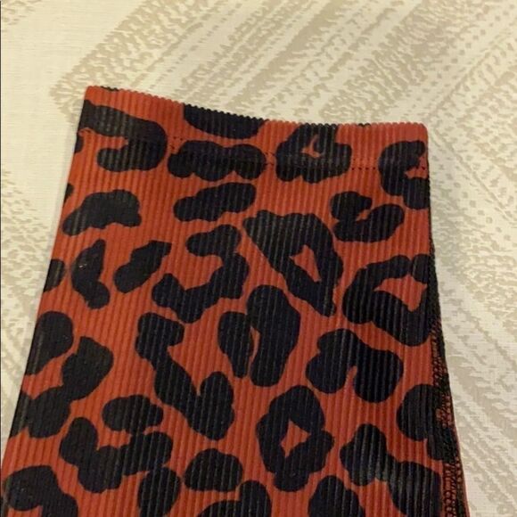 Beach Riot Brown & Black Cheetah Ribbed Leggings - Picture 6 of 6